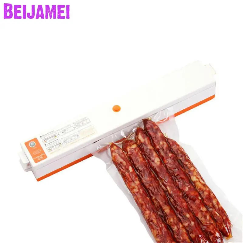 BEIJAMEI 220V/110V Household Vacuum Food Sealers Packaging Machine Electric Small Film Sealer Vacuum Packer Saver Price