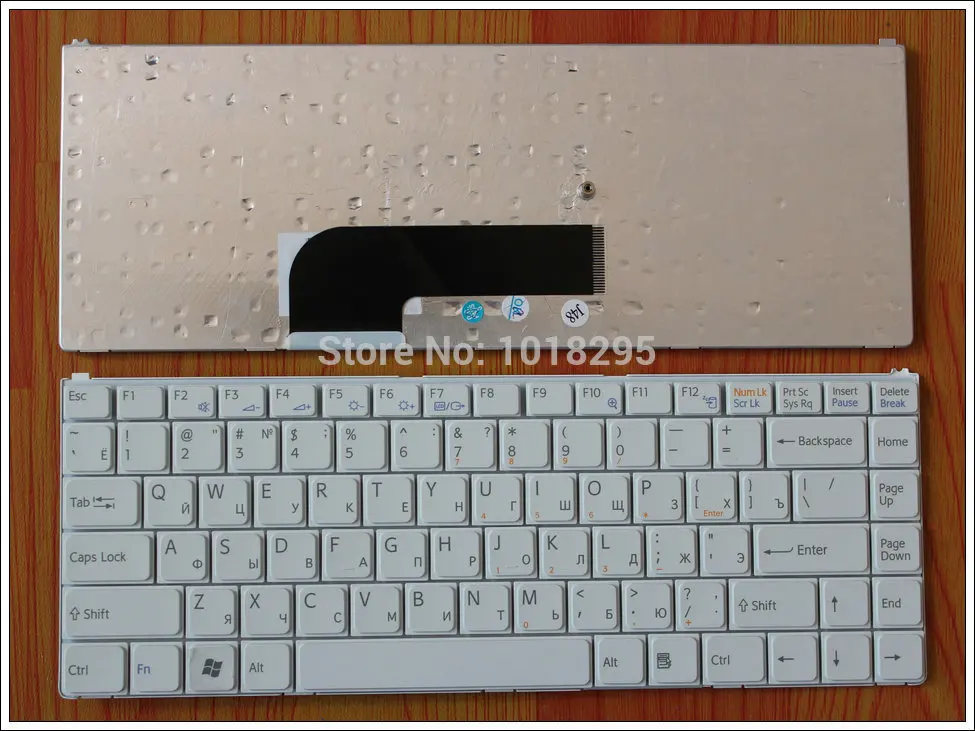 NEW RU/Russian Keyboard FOR Sony VAIO VGN-N N150P N120G/W N160G N170G N320E N220E N230E N130  Laptop Keyboard White K070278B1