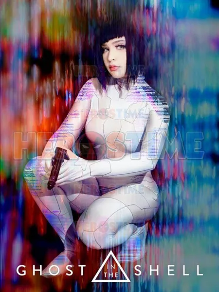 

3D Print Quality New Movie Ghost In The Shell Major Costume jumpsuit Adult Halloween Cosplay Costumes for Women