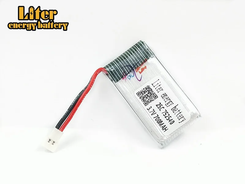 3.7V 700mAH X5C X5SC Tanco M68 chengxing CX-30 quadrocopter 3.7V 700mAH 752540 25c