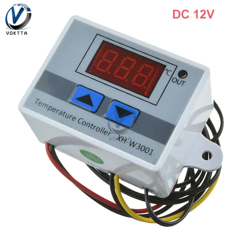 XH-W3001 10A 12V 24V 220V AC Digital LED Temperature Controller Microcomputer Cooling Heating Switch Thermostat Thermoregulator