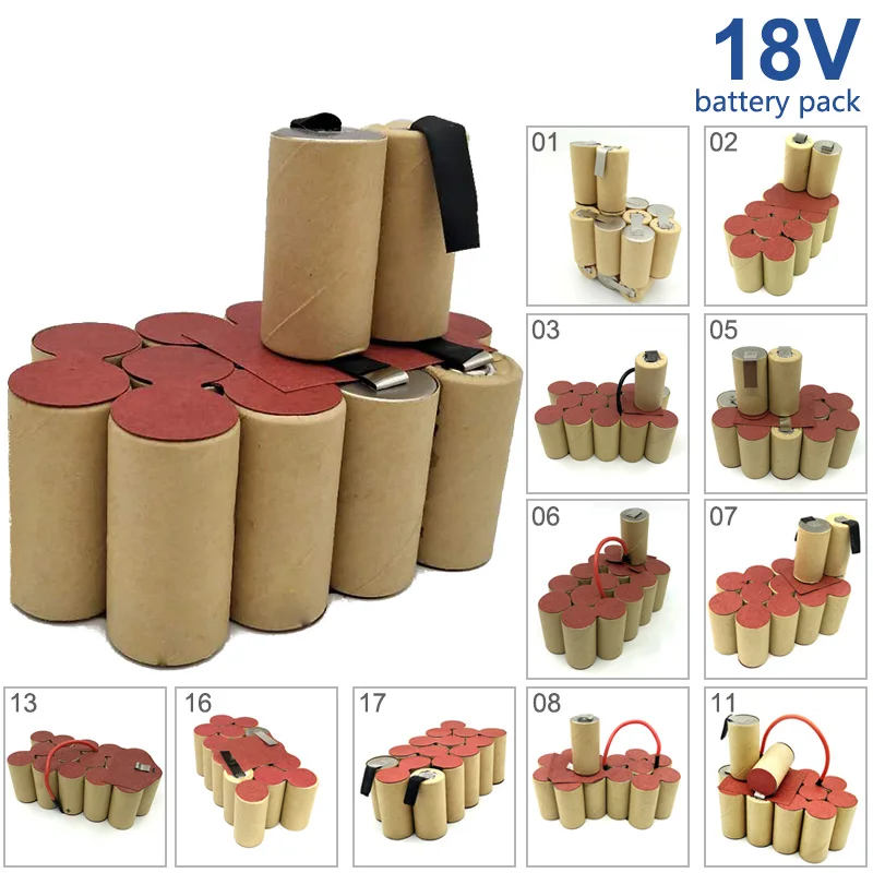 18V 3000mAh Ni MH  battery pack cd for Hilti gesipa Wurth worx Panasonic Skil SNAP ON Hitachi Makita Metabo Ryobi RIDGID kress