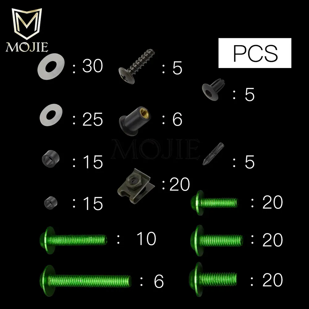 モーターサイクルフェアリングボルトキット,ヤマハyzf r6用コンプリートスクリューキットYZF-R6 1999 2000 2001 2002 yzf r1 r6s r3 r125 r25 r15,アクセサリー