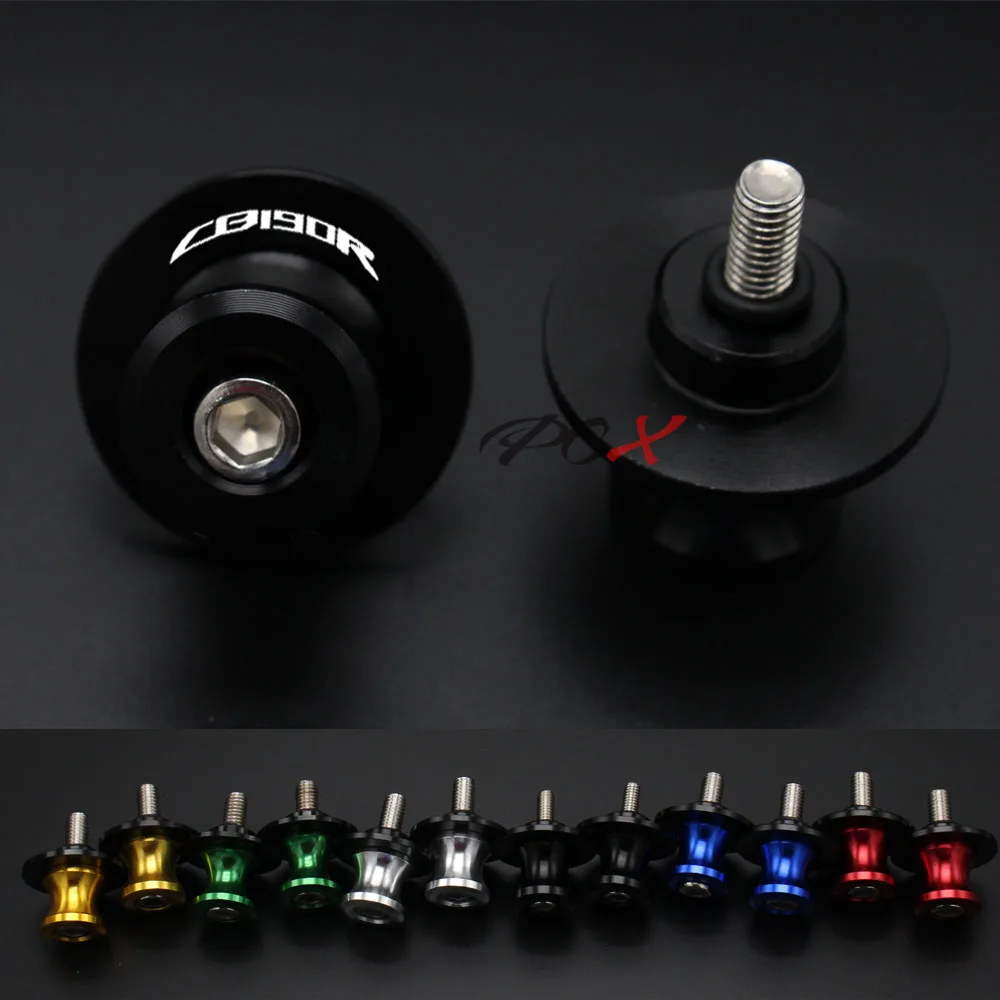 Motorcycle CNC Aluminum Swingarm Spools Slider Stand Screws For Honda CB 190R CB190R CB 190 R 2015-2017 2016