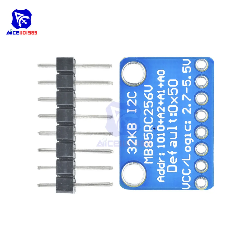 MB85RC256V I2C Non-Volatile Fram Breakout Module Development Tools 256KBit/32KByte for Low Power Data Loggers and Buffering Data