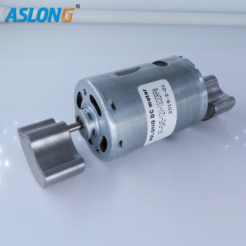 RF-545 high vibration motor for Massage chair  double vibrating motor  24v dc motor12v  DC MOTOR Dual 33mm vibration block .