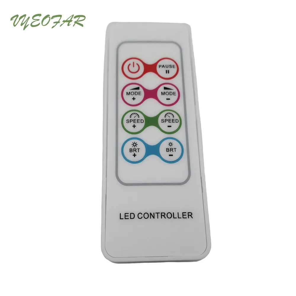 New Led RGB RGBW Strip Controller 5A*4CH 20A Output Multi Function Light Display 4 Channel 5050 3528 RGB RGBW Knob Controller