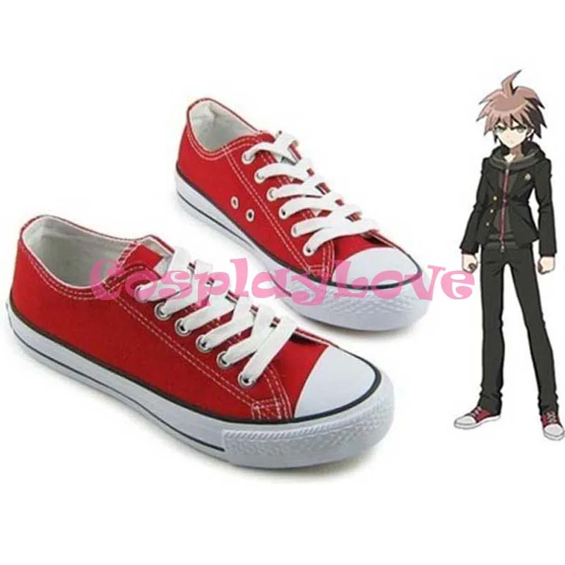 

Danganronpa Dangan Ronpa Naegi Makoto Cosplay Shoes Boots Hand Made Custom-made For Halloween Christmas Festival CosplayLove