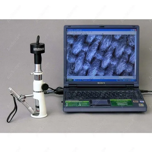 Measuring Microscope--AmScope Supplies 100X Stand / Shop / Measuring Microscope + Pen Light