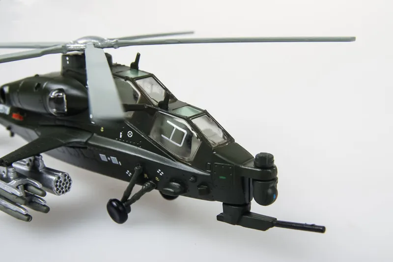 1:100 alloy helicopter,WZ10 military helicopter model,die-cast metal toy,children\'s favorite educational toys,free shipping