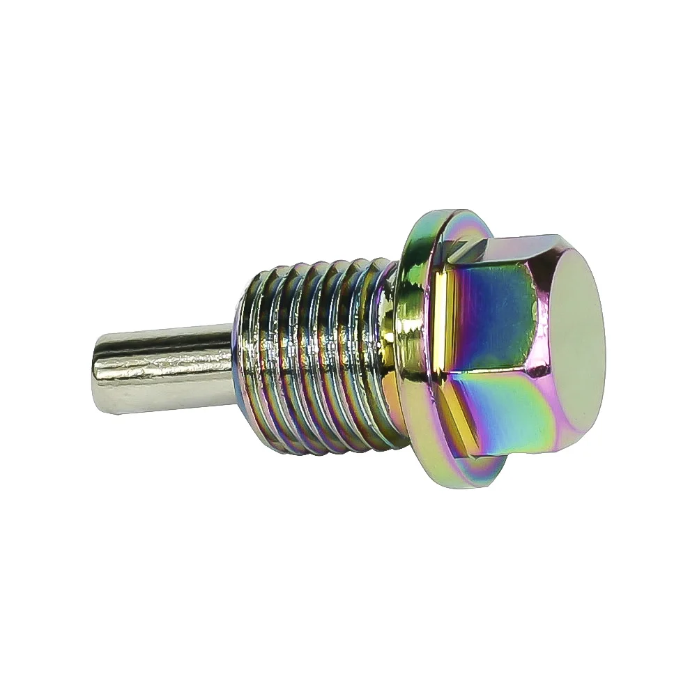 M12 M14 M16 M20*1.5 / 1.25 Neo Chrome Aluminum Magnetic Oil Drain Bolt Oil Sump drain plug nut Oil Drain Plug Magnetic