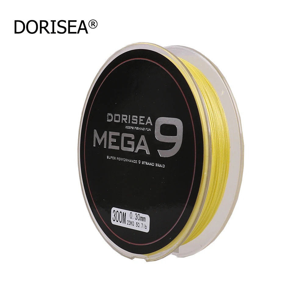 DORISEA Mega 9 Stränge 300 M 330 Meter Geflochtene Draht Angelschnur Japan Material Super PE lLine Multifilament Angeln Draht – Detail 18