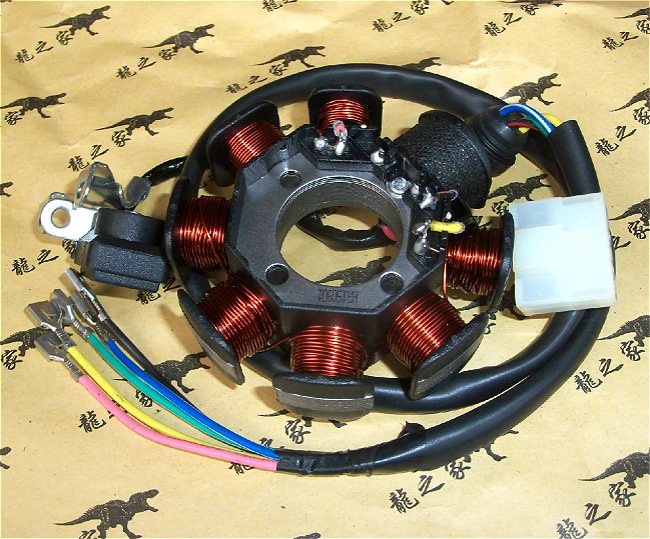 

Motorcycle 5 Wire 7 1/2 Poles Magneto Stator Coil Generator For Honda CG125 ZJ125 CG ZJ 125 125cc