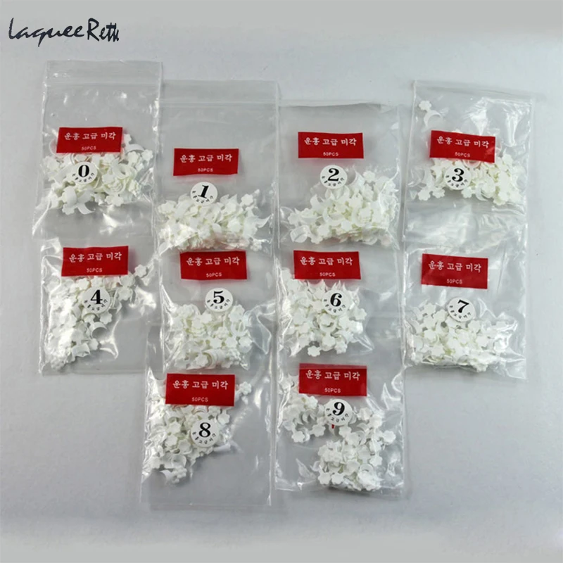 500 Pcs 화이트 프랑스어 거짓 손톱 팁 매니큐어 DIY 아트 살롱 짧은 가짜 손톱 Faux Ongle 10 크기 네일 아트 도구
