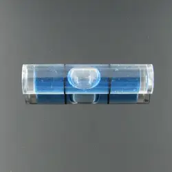 HACCURY 8*35mm Plastic Level Photo Frame Mini bubble level Tubular water level tool Blue Color