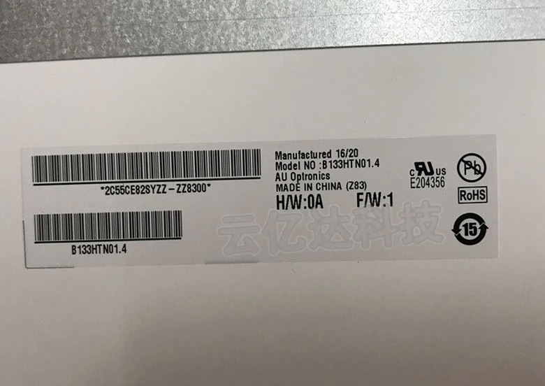 Tela lcd de led slim 30pin edp 1920x1080 13.3 polegadas