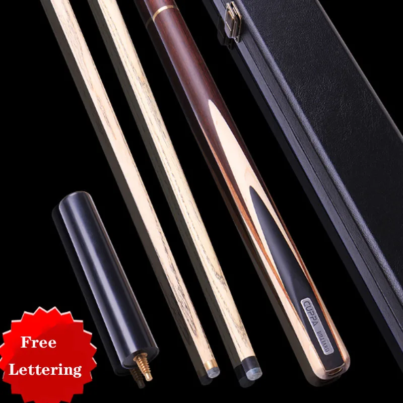 

High Quality Cuppa 3/4 Snooker Cues Stick 9.8mm/11.5mm Tip with Snooker Cue Case Set 3 Options China New