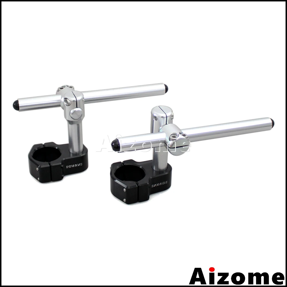 

Universal Motorcycle Adjustable Billet CNC Aluminum Clip Ons Handlebar For 50mm Fork 7/8" Handle Bar