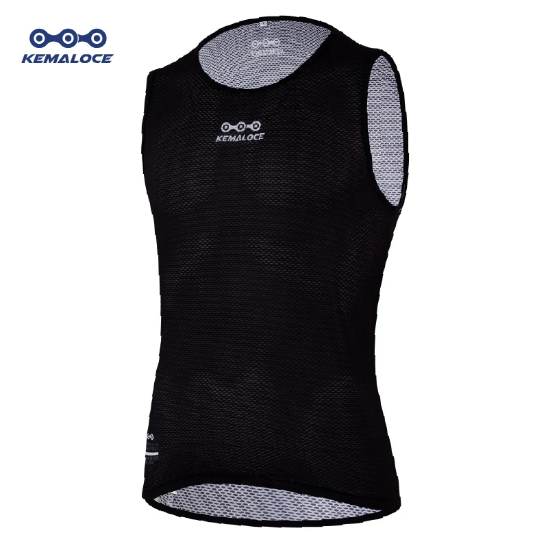 Sleeveless Men Bicycle Undershirts Highly Breathable Unisex Bike Base Layer Yellow Pro 2019 Cool Mesh Light Cycling Base Layers