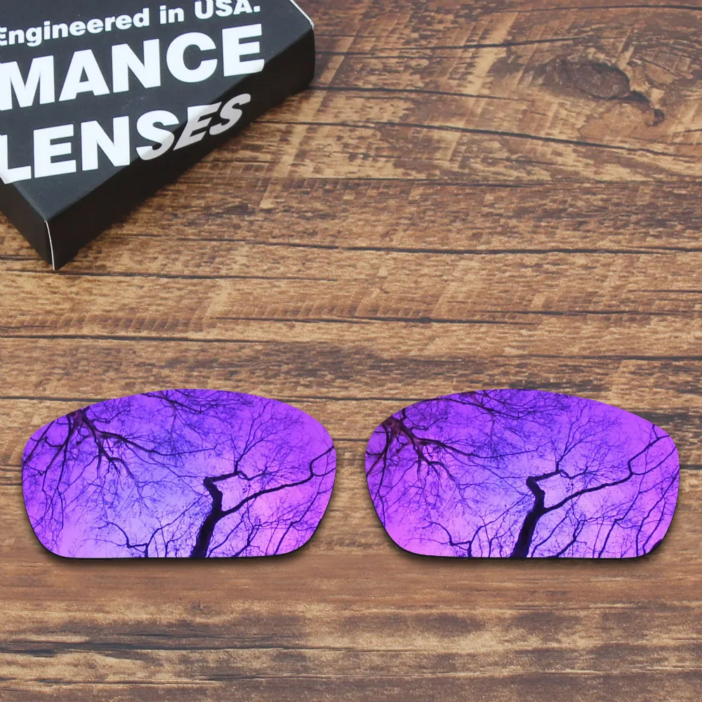 

Millerswap Polarized Replacement Lenses for Oakley Jawbone Sunglasses Purple Mirrored Color (Lens Only)