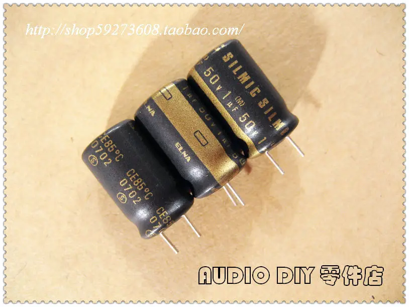 2020 hot sale 10pcs/30pcs ELNA SILMIC Matte leather large volume 1uF/50V audio electrolytic capacitor (origl bag) free shipping