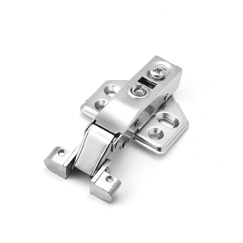Hardware Aluminum Frame Glass Door with Built-in Damping Hydraulic Buffer Mute Alloy Aircraft Base Cold Rolled Steel Hinge