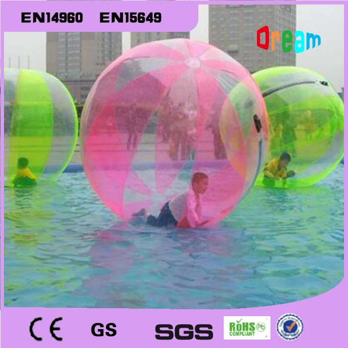 Palla da passeggio sull'acqua 2 m Wasser Laufball Palla da passeggio sull'acqua Laufball Zorb Ball Tizip Zip