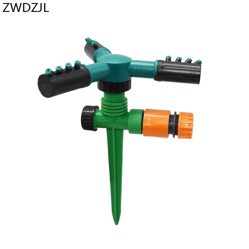3 Branches Buried Automatic Rotating Nozzle Modular Sprinkler Watering Kits Garden Lawn Yard Spray Water Irrigation System 1Set image 5
