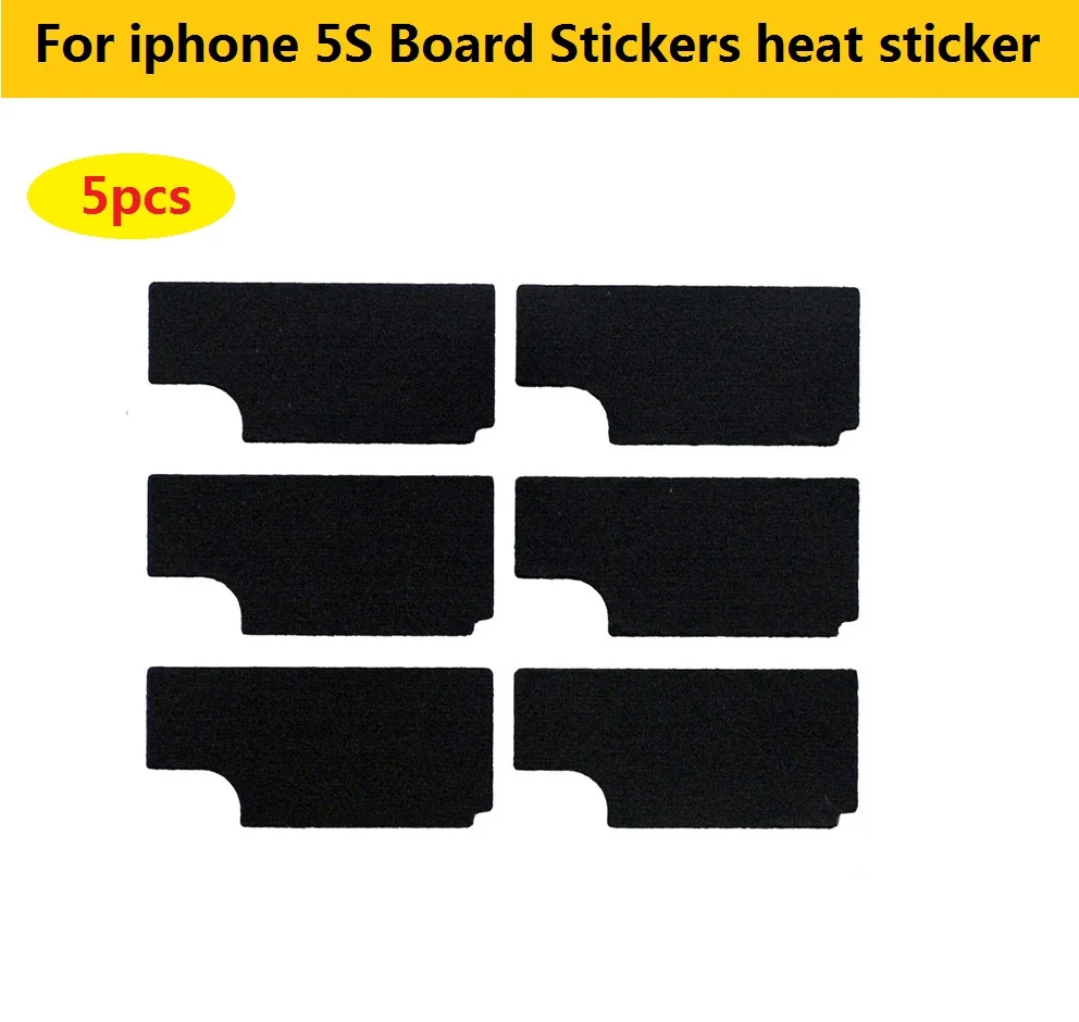 5pcs Motherboard cooling sticker For iPhone 5 5S mainboard Radiating Glue heat proof adhesive Replacement repair Parts