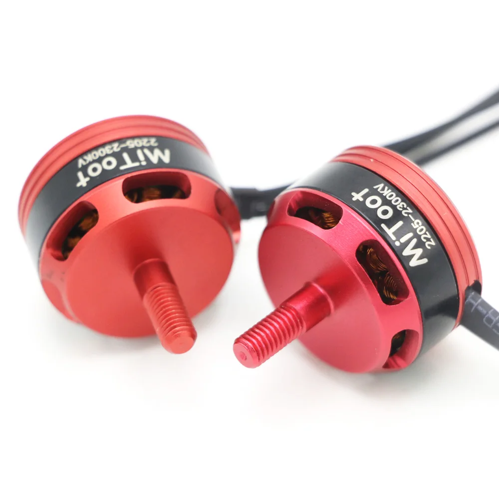4pcs Mitoot DX2205 2300KV 2600KV 2-4S Brushless Motor 2 CW 2 CCW For QAV250 Wizard X220 280 RC FPV Drone Airplane - Image 3