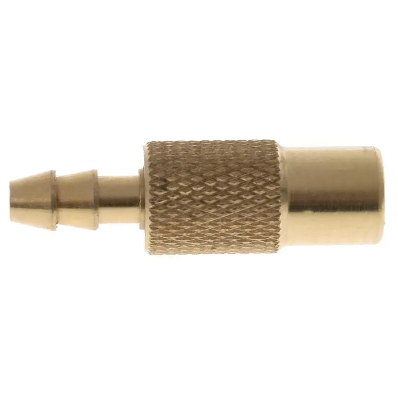 Hot 1PC Car Auto Brass 6mm Tyre Wheel Tire Air Chuck Inflator Pump Valve Clip Clamp Connector Adapter qiang