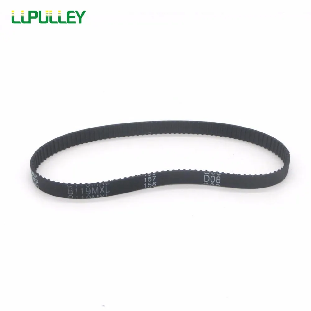 

LUPULLEY MXL Black Timing Belt Pulley Drive Belt 2PCS 91MXL/92MXL/93.6MXL/94MXL/95MXL/96MXL/97.6MXL/98MXL 6mm/10mm Width