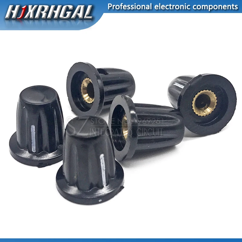 10pcs Bakelite potentiometer knob hole: 4MM for WH5 WXD3-13 K17-01 potentiometer hjxrhgal