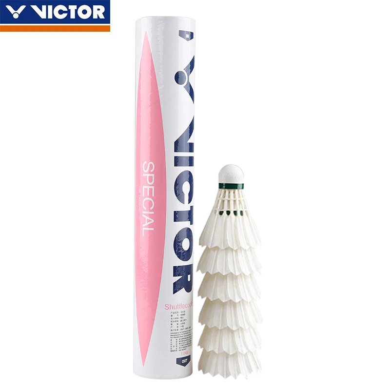 2018 original Victor SPECIAL/SERVICE Shuttlecocks Badminton Shuttle Duck Feather Ball Badminton Shuttlecock