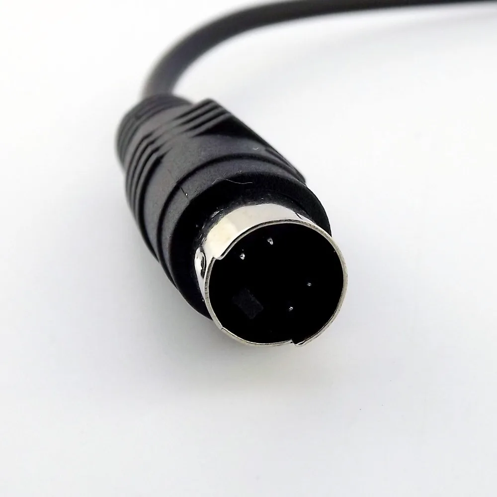 1x mini din 4 Pin s-video męski na AV RCA gniazdo żeńskie Audio adapter wideo przewód łączący przewód 28 cm