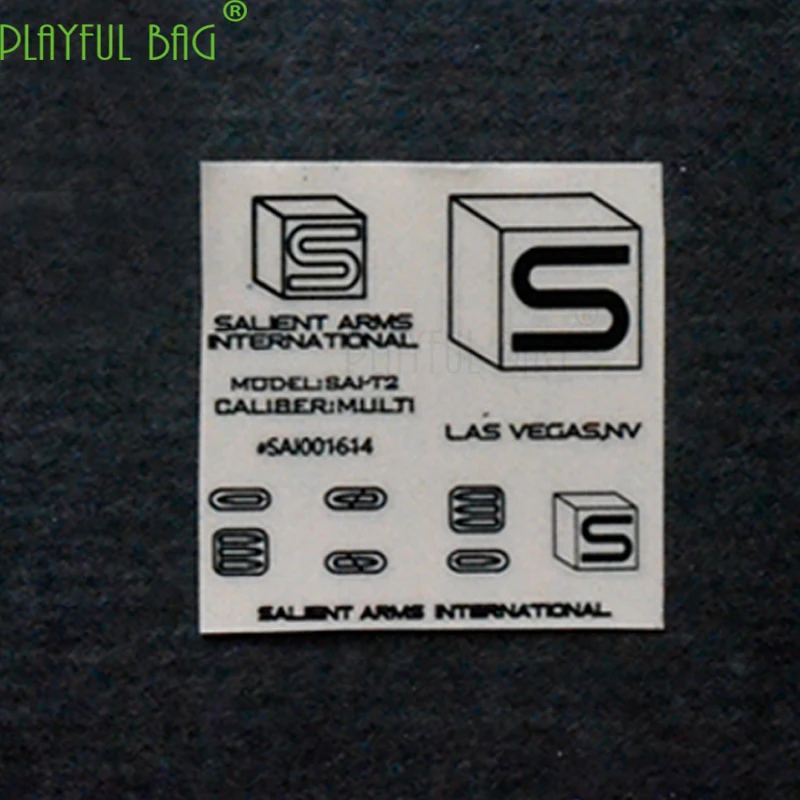 Sports CS SAI GRY Gel Water bullet Gun Waterproof DIY Metal Sticker Jinming 8 M4 SCAR Le Hui 416 Two New Weil g36 AK74 L43