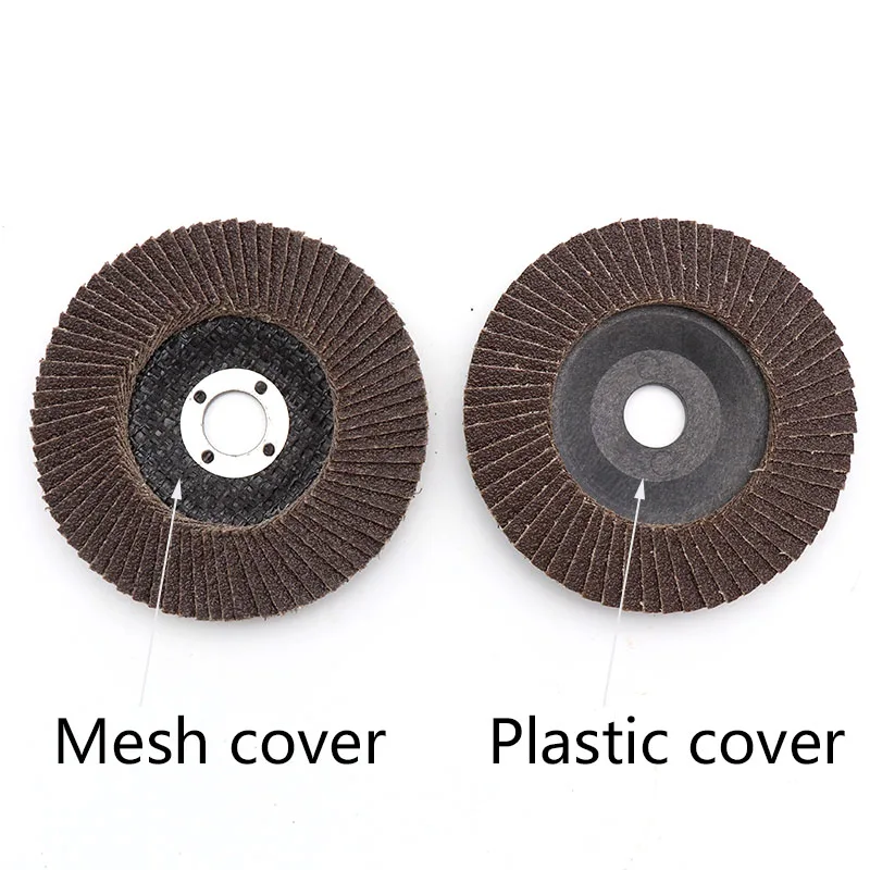 10pcs Hole 16mm Grinding Flap Disc Wheels Sanding Discs 60 to 240 Grit For Angle Grinder Metal Plastic Wood Abrasive Tools