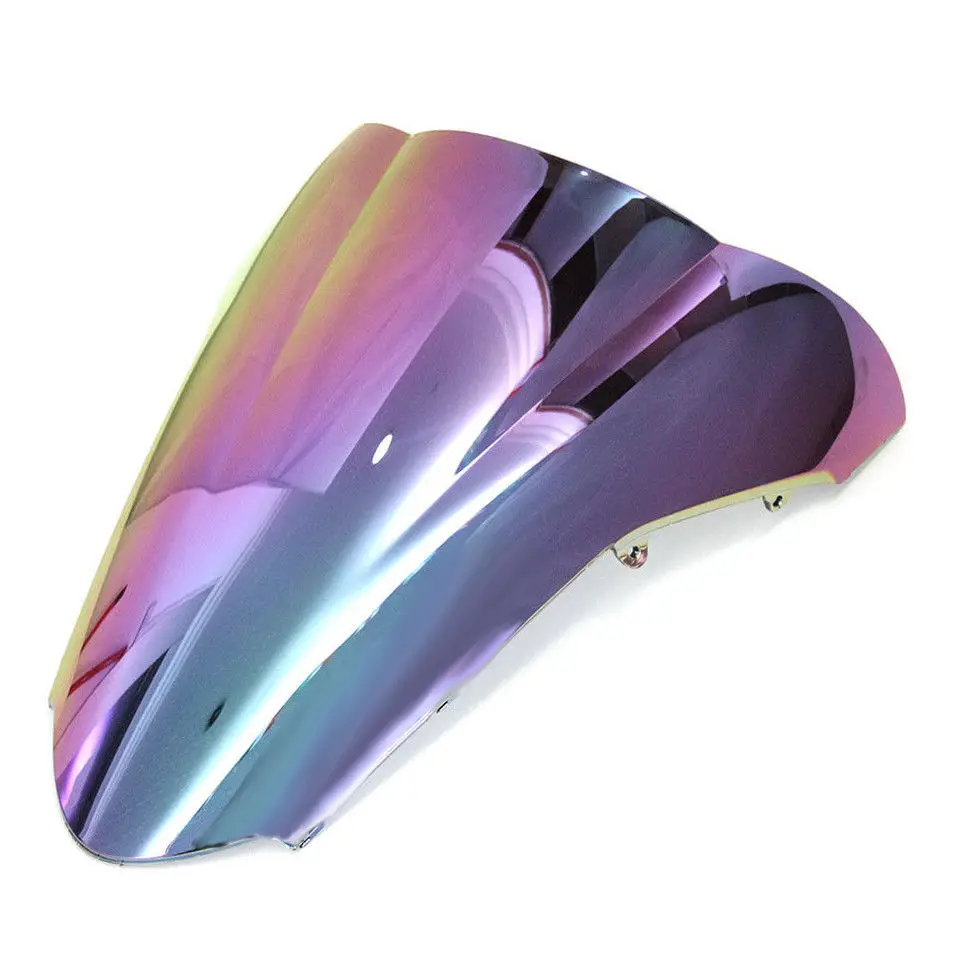 

Motorcycle Double Bubble Windshield WindScreen For 2002 2003 2004 2005 2006 2007 2008 2009 Honda Interceptor VFR 800 VFR800