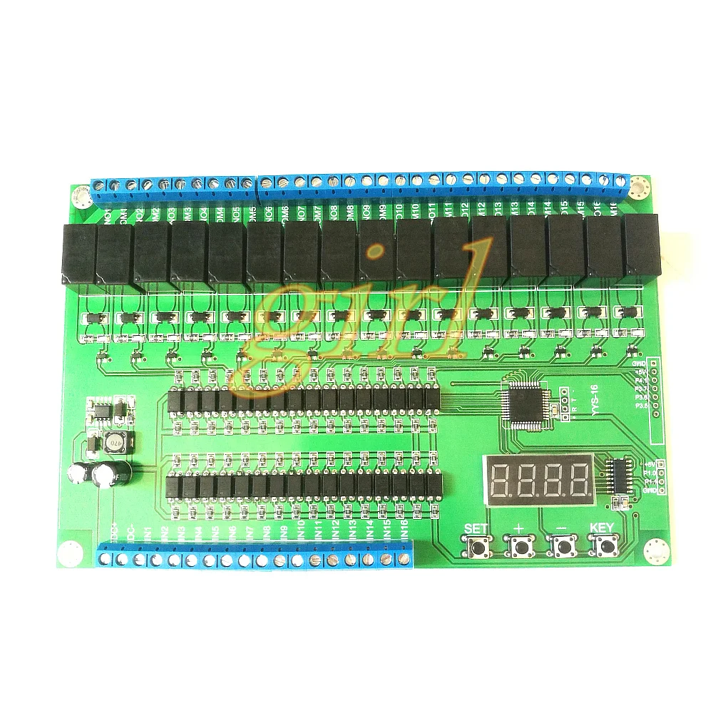 16 way relay control module / board PLC delay / point / self lock / Interlock / sequential start stop