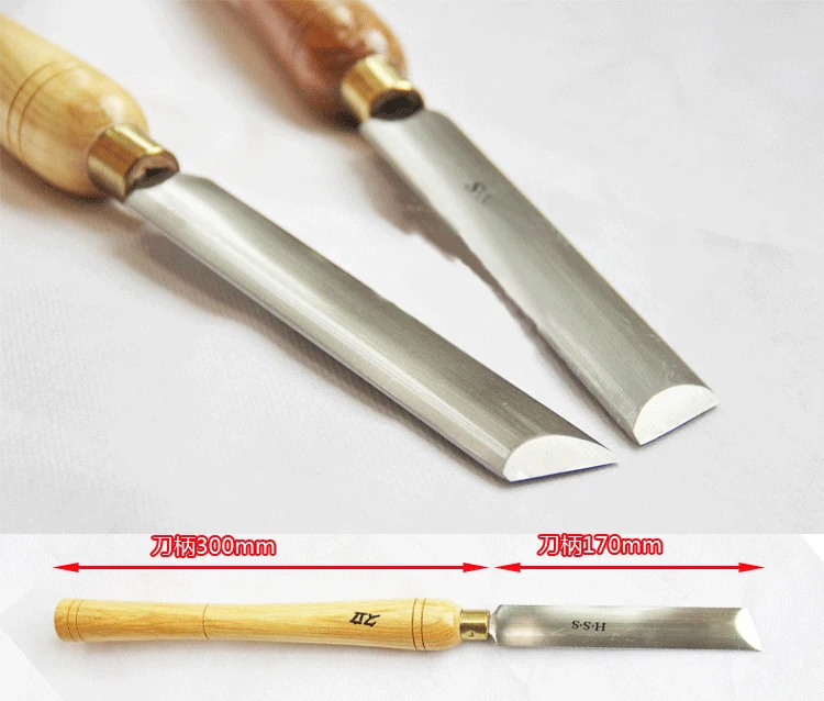 A2014-A HSS Oval Skew Chisel 28mm width, Woodturning Tool