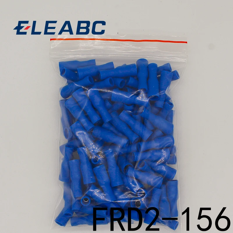 FRD2-156 FRD2.5-156 100PCS Bullet Shaped Female Insulating Joint Wire Connector Electrical Crimp Terminal AWG16-14 FRD