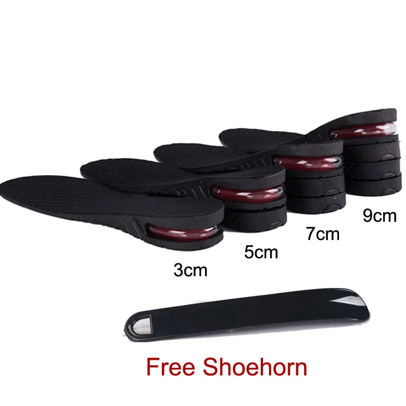 

Height Increasing Air Cushion Invisible Shoe Pads Lift Insoles Hidden Heel Inserts Men and Women Taller 3CM 5CM 7CM 9CM