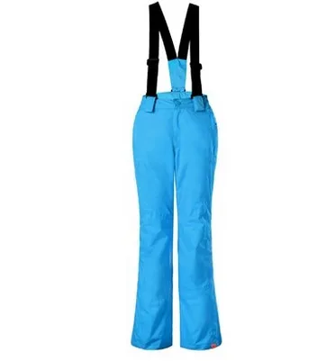 

Kids Waterproof Padded Onesie Ski Pants With Suspender Children Riding Cycling Snowboarding Trousers Blue Overalls Bib Pants