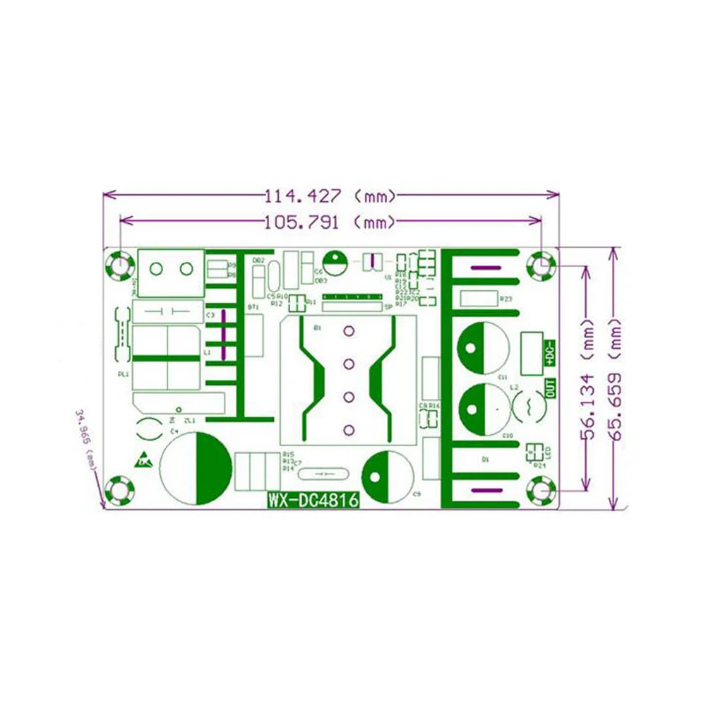 48V 200W Switching Power Supply Board แหล่งจ่ายไฟแยก AC-DC High Power อุตสาหกรรมโมดูล