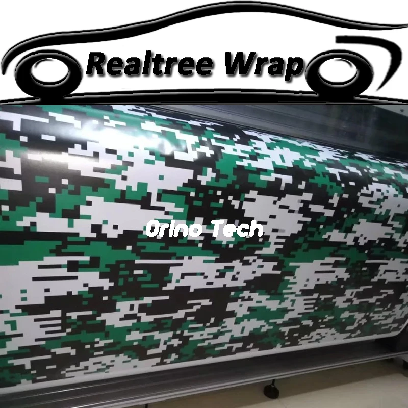 

Digital Vinyl Film Camouflage Car Wrap Sheet With Air Bubble Free Pixel Car Sticker Truck Motorcycle Decal Sticker Graphics