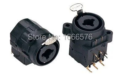 

wholesale 50 pcs FEMALE SOCKET, XLR-1/4" JACK With lock - 406