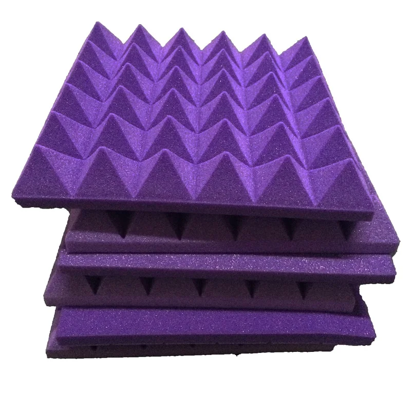 Acoustic Panels Home Theater  30cm X 30cm Purple Sound Insulation Ceiling wholesales