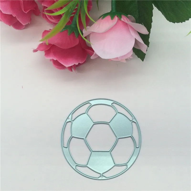 Soccer Football Metal Cutting Dies For DIY Scrapbooking Photo Album Decorative Embossing Folder Stencil