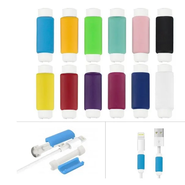 10 шт. USB-кабель протектор Saver, зарядка линии передачи данных защитные рукава зарядное устройство кабель протектор для iPhone huawei USB-кабель