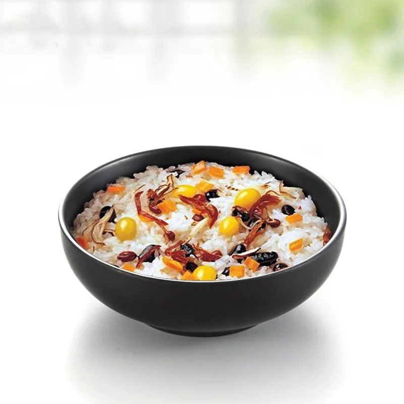 Melamine Dinnerware Black Frost Bowl Lrregular Square Bowl Fashion Restaurant Melamine Snack Bowl A5 Melamine Tableware